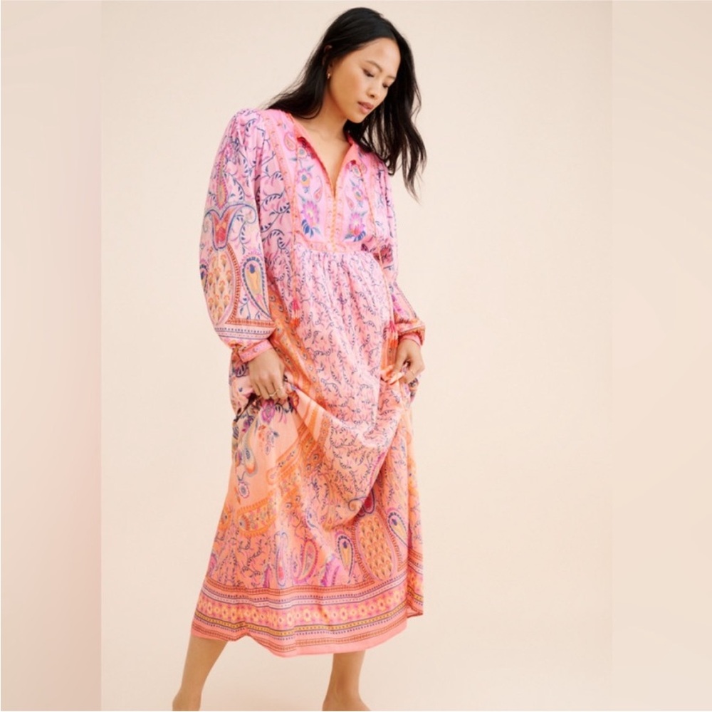 FARM Rio Mystical Winter Print Maxi Dress